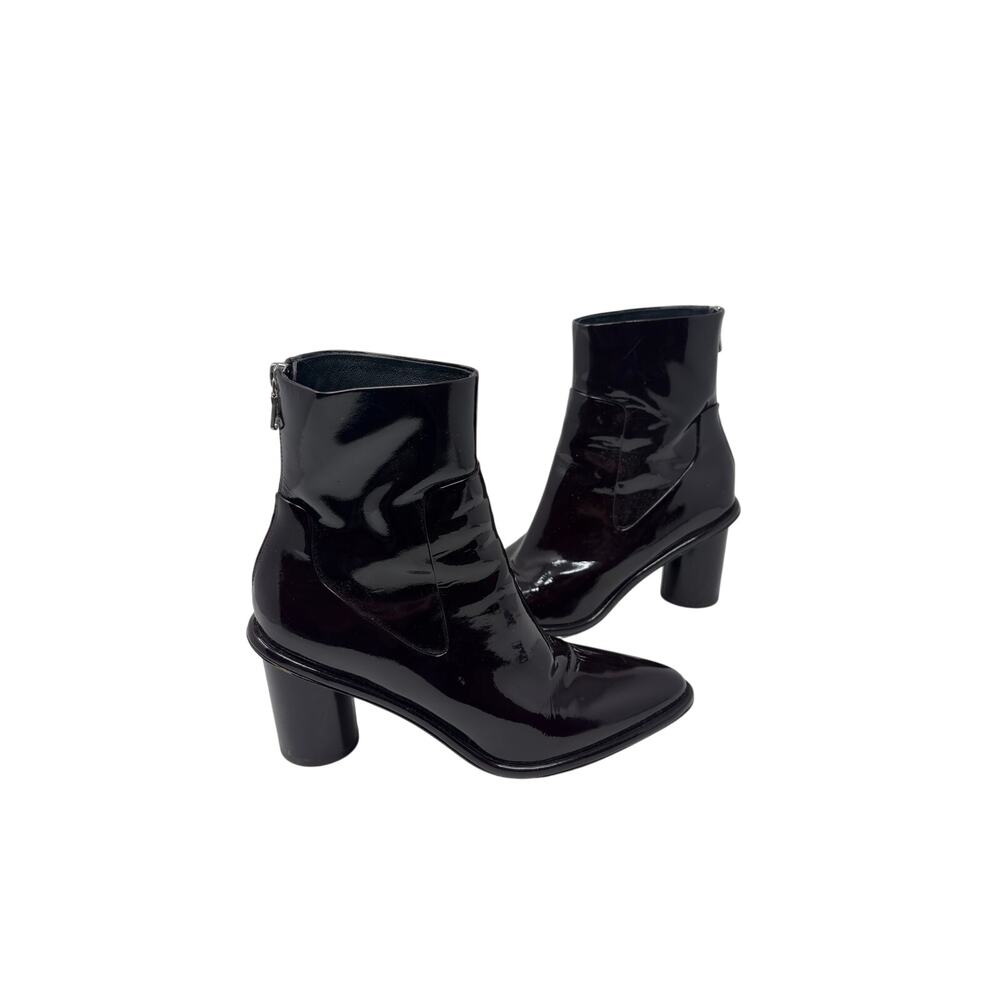Rag & Bone Patent leather Wiley High Boot in Burgundy Wine 38.5 8